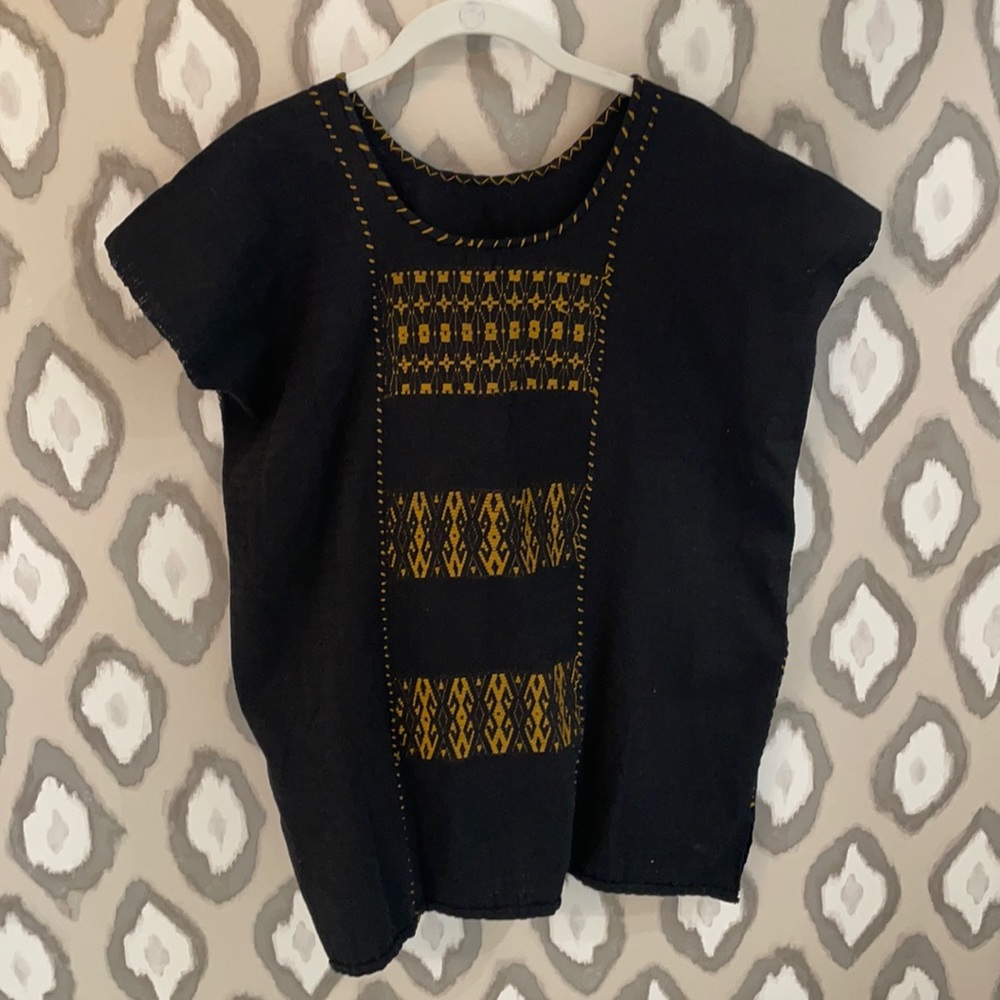 handmade mexican embroidered shirt